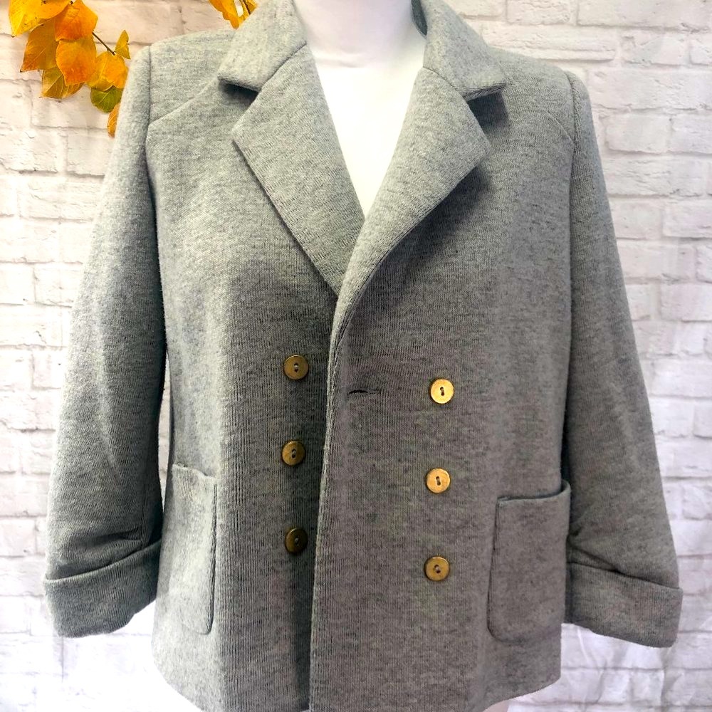 Anthropologie Cartonnier Grey Blazer, Size  L